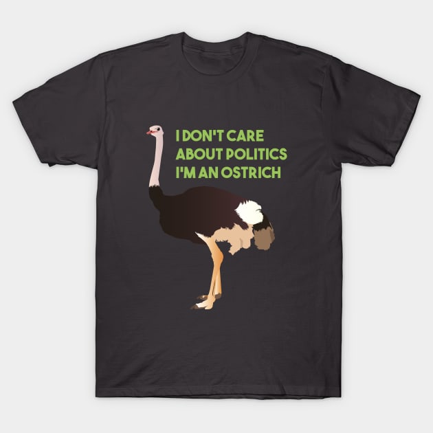 Apolitical Ostrich T-Shirt by NorseTech